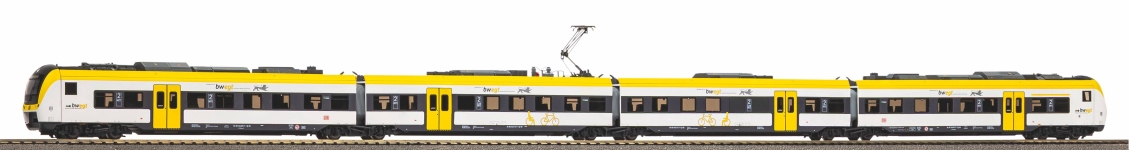 PIKO 21753 - H0 - 4-tlg. E-Triebzug BR 440, bwegt Talent 2, DB AG, Ep. VI - DC-Sound